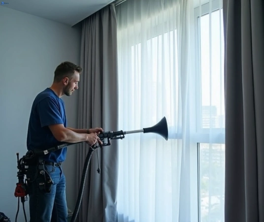 Professional commercial curtain cleaning process equipment Matty Curtain Cleaning mulgoa-nsw